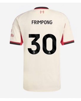 Billige Fotballdrakt Liverpool Jeremie Frimpong #30 Replika Bortedrakt 2025-26 Kortermet Billige Fotballdrakt Liverpool Jeremie Frimpong #30 Replika Bortedrakt 2025-26 Kortermet